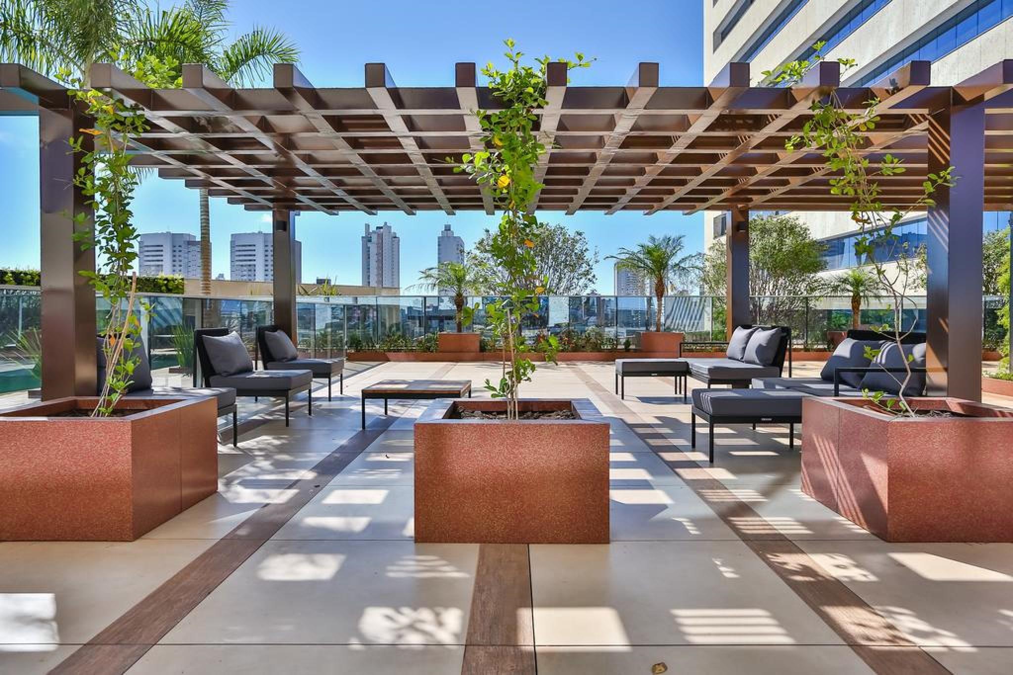 Transamerica Collection ゴイアニア エクステリア 写真 Rooftop garden
