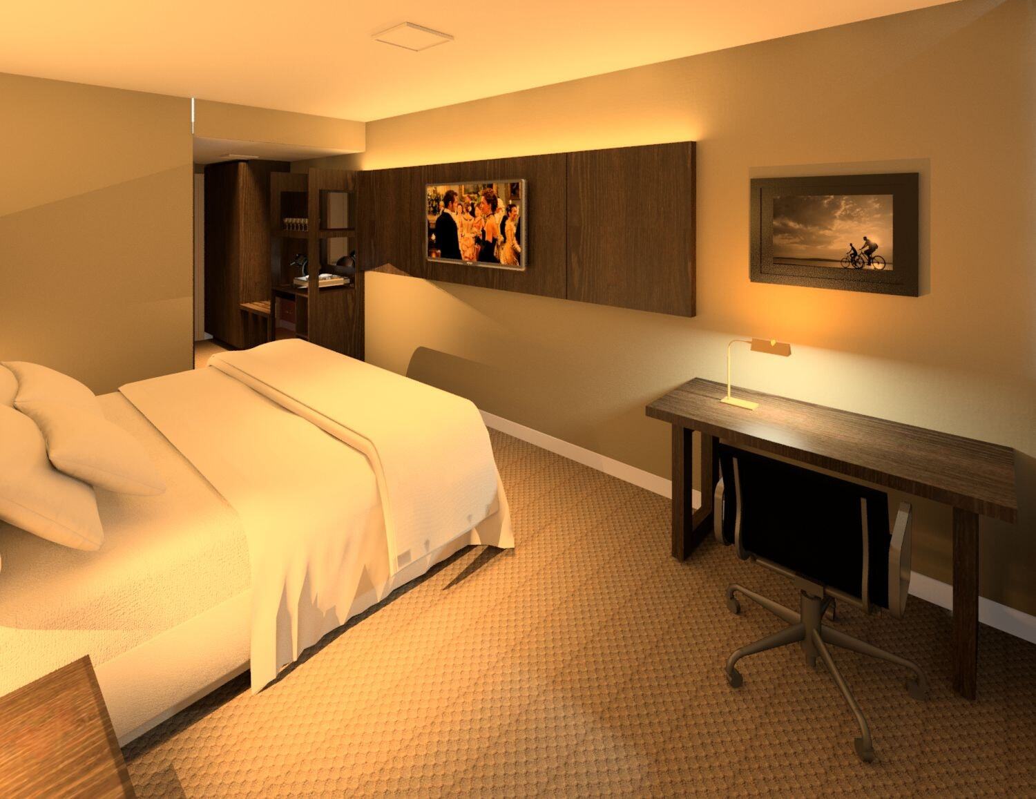 Transamerica Collection ゴイアニア エクステリア 写真 A bedroom designed with the help of a computer.